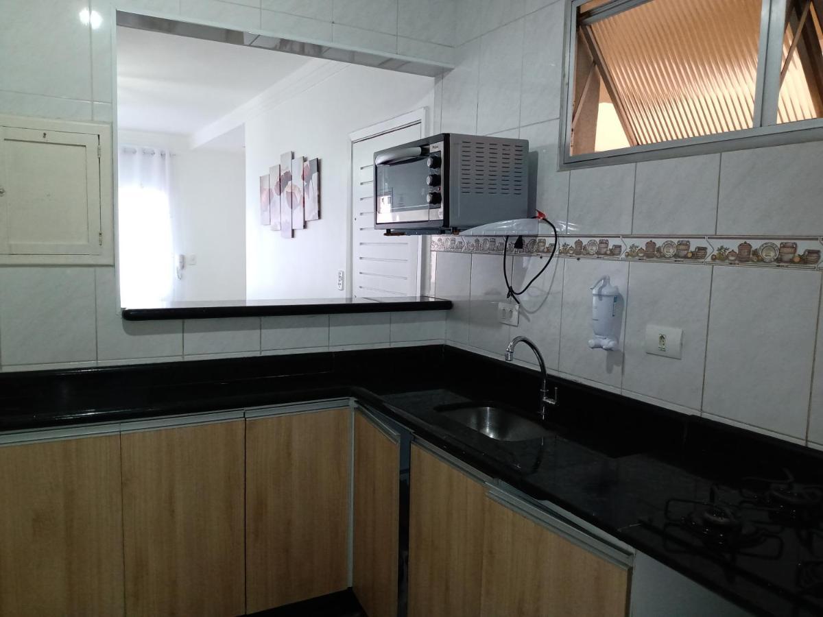 Ótima localização na praia da Enseada no Guarujá Appartamento Esterno foto