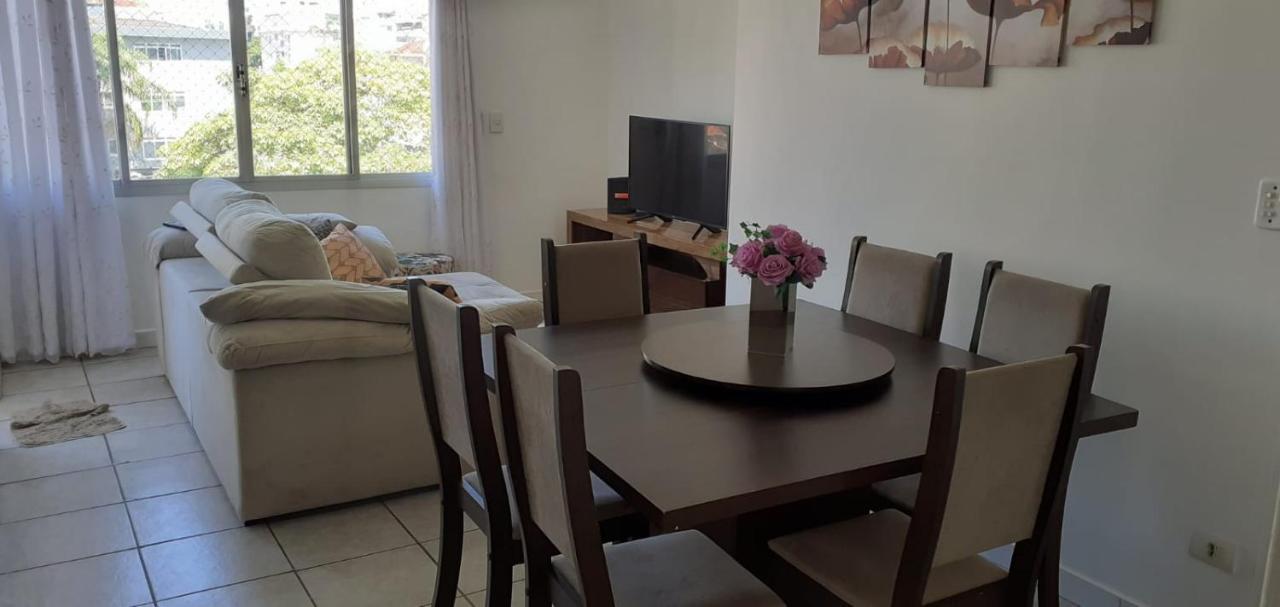 Ótima localização na praia da Enseada no Guarujá Appartamento Esterno foto
